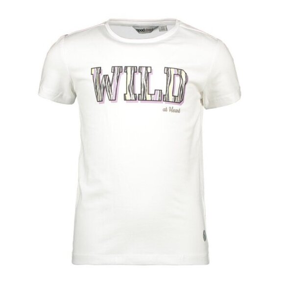 NWT - Moodstreet - 'WILD at Heart' White T-Shirt - Picture 1 of 2